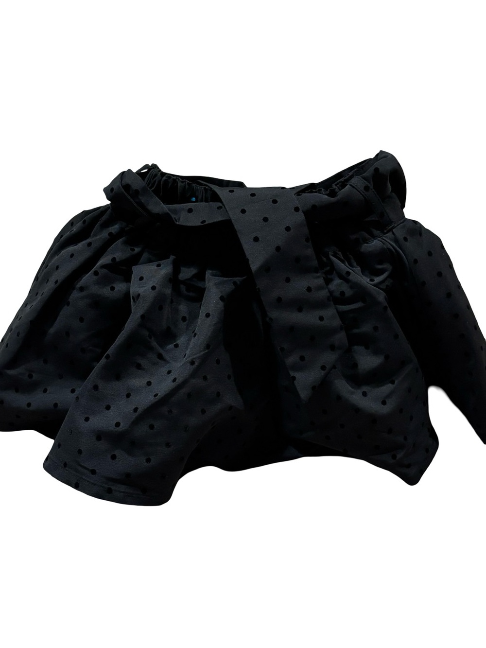 The Children's Place black skir 24 month tulle skirt with Swiss polka dot skirt